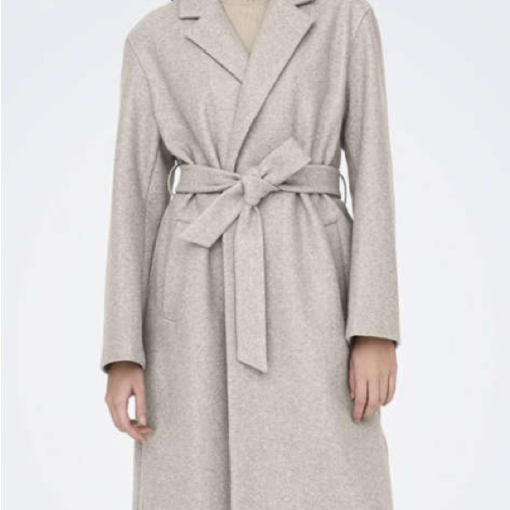 Vero Moda Women's Gray Pea Coat